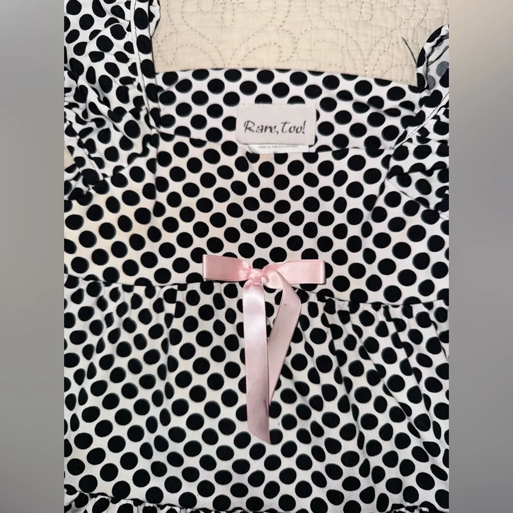Rare too  Kids Polka Dot Formal Dress -‎ Black & White